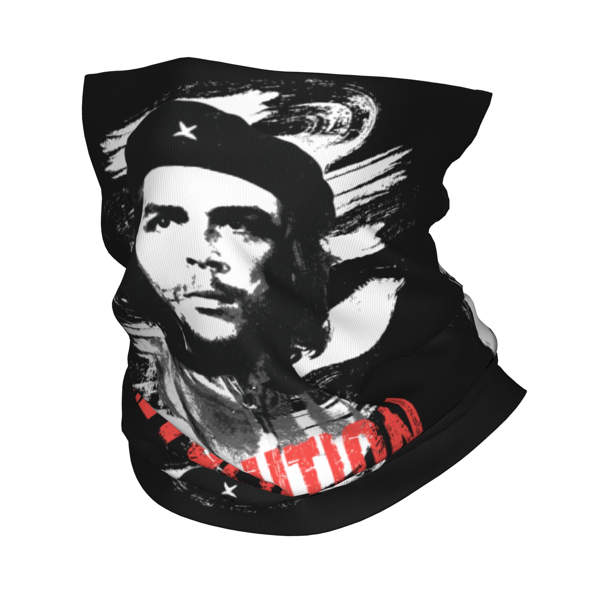 Neck Gaiter Face Cover - Custom Che Guevara Revolution Bandana Neck