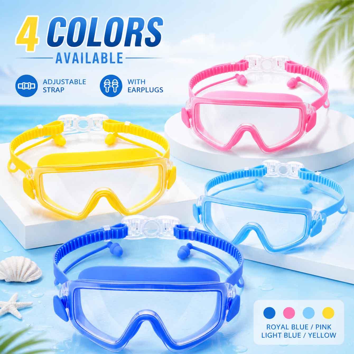 1PC Swim Goggles Snorkel Divin - Anti Pollution Mask recension och pris