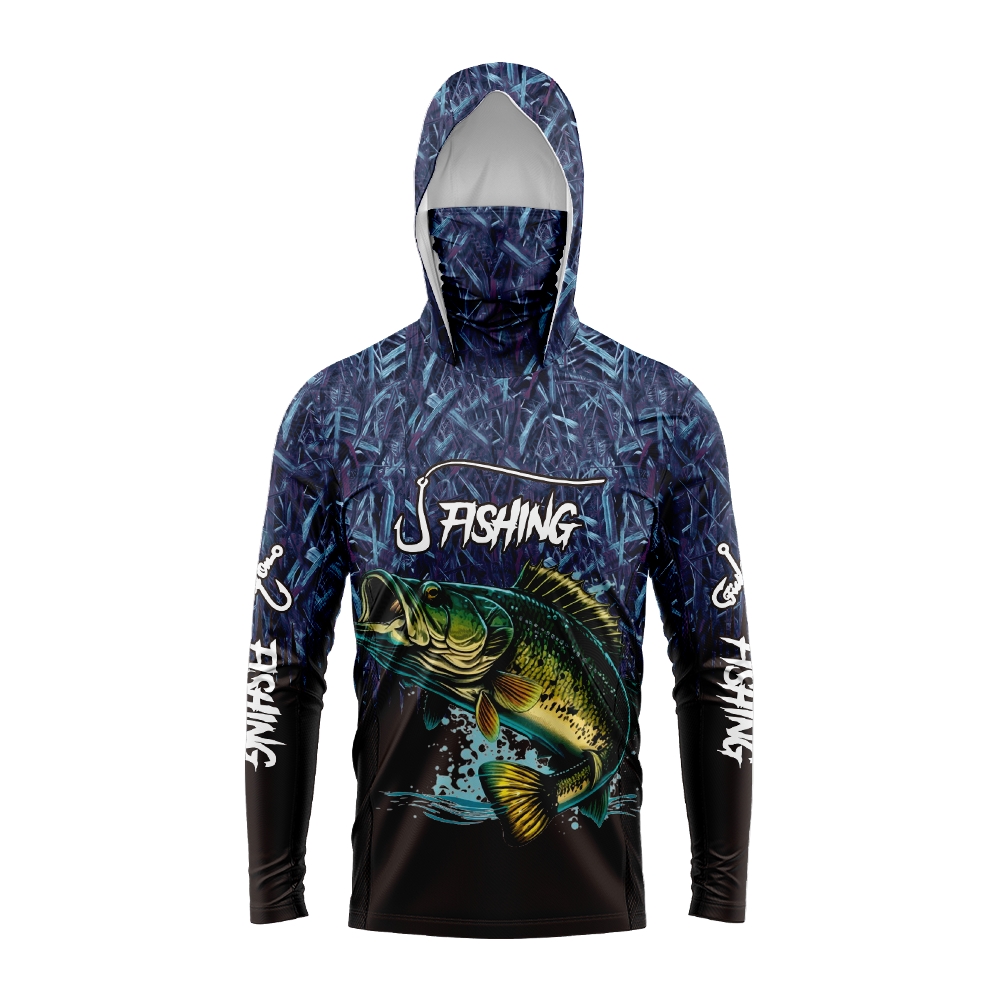 Men Bass Fish Print Fishing Ho - Sports Mask Breathable recension och pris