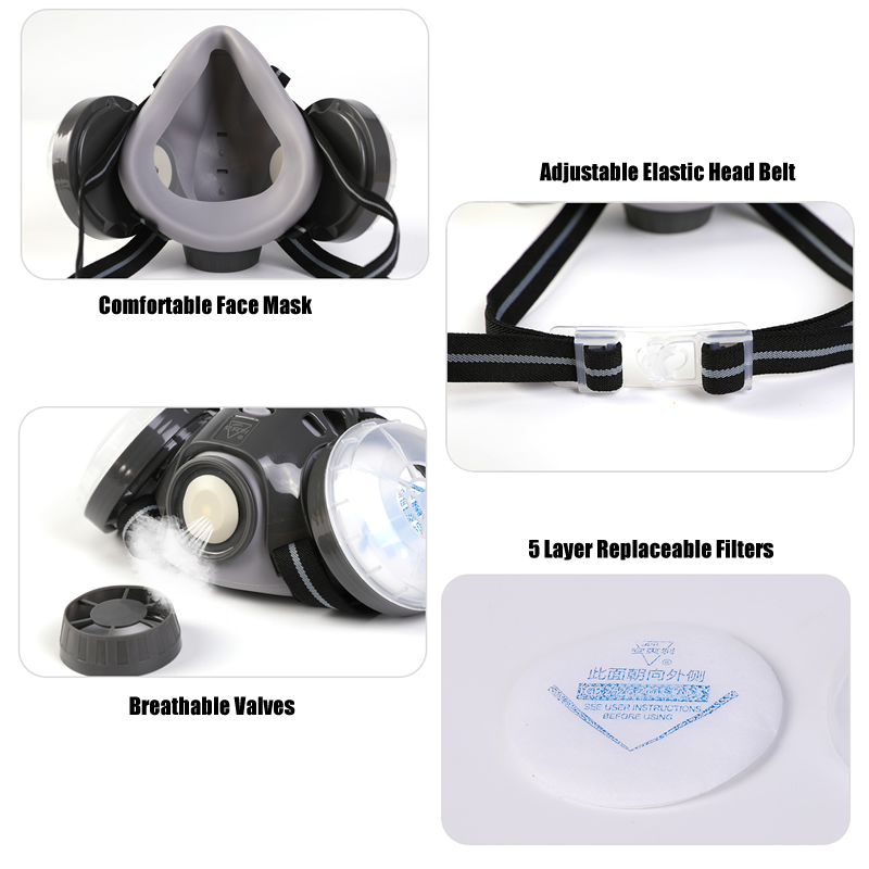 New Anti Dust Mask Full Face R - Anti Pollution Mask recension och pris
