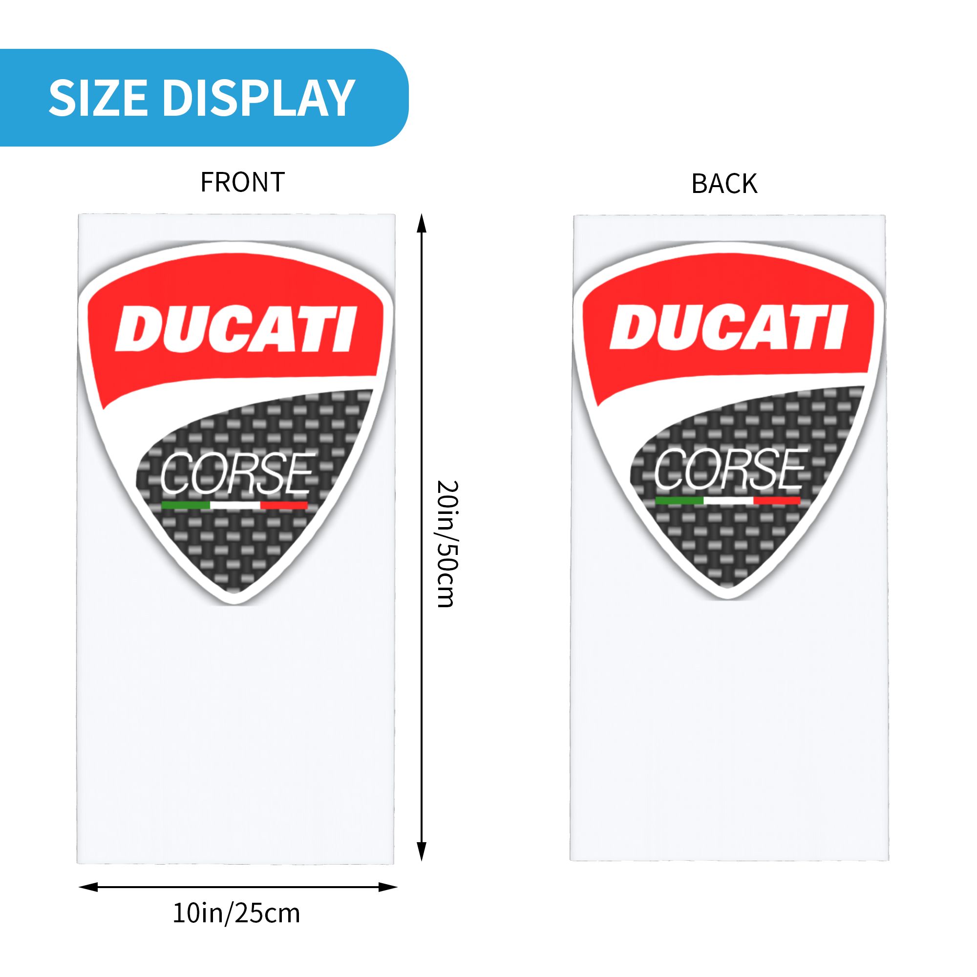 Custom Racing Sprot Ducatis Ba - Neck Gaiter Face Cover recension och pris