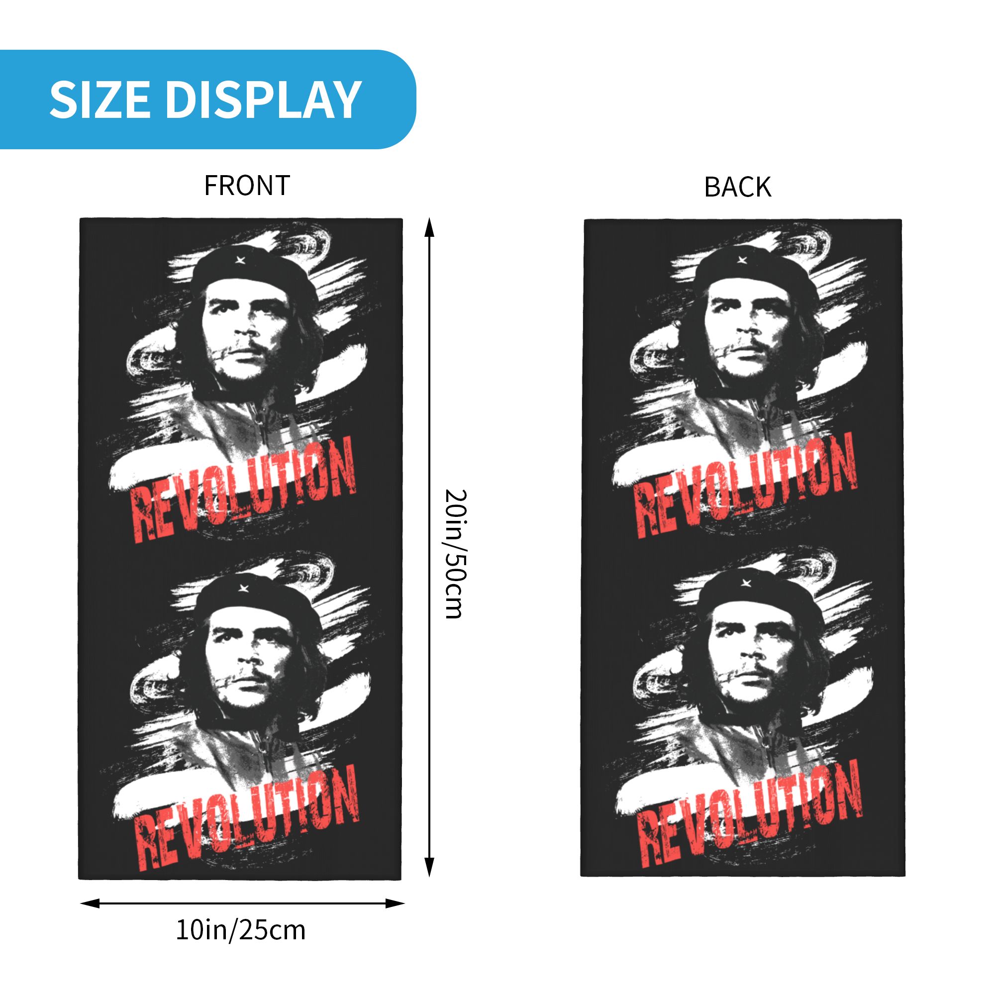 Custom Che Guevara Revolution  - Neck Gaiter Face Cover recension och pris