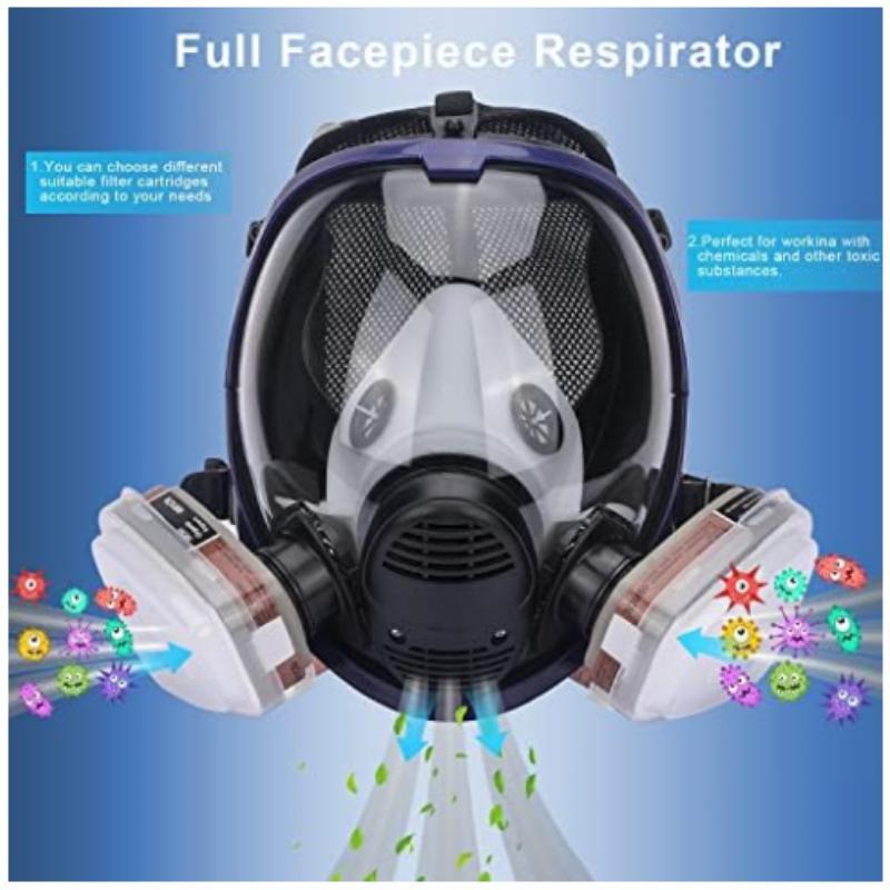 Chemical Gas Mask 6800 Dust Re - Anti Pollution Mask recension och pris