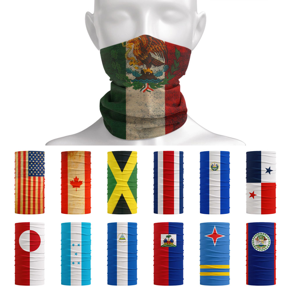 North America National Flags B - Neck Gaiter Face Cover recension och pris