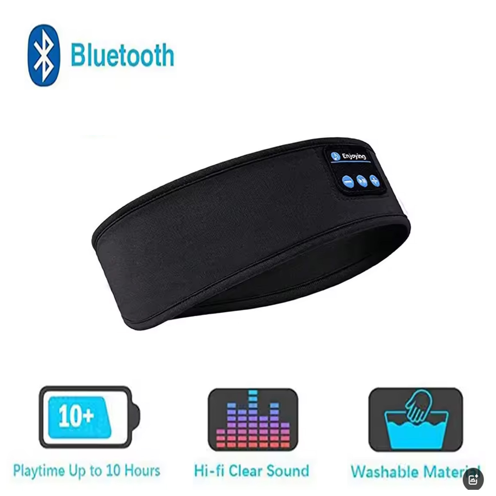 Wireless Bluetooth Sleeping He - Mask Lanyard Adjustable recension och pris