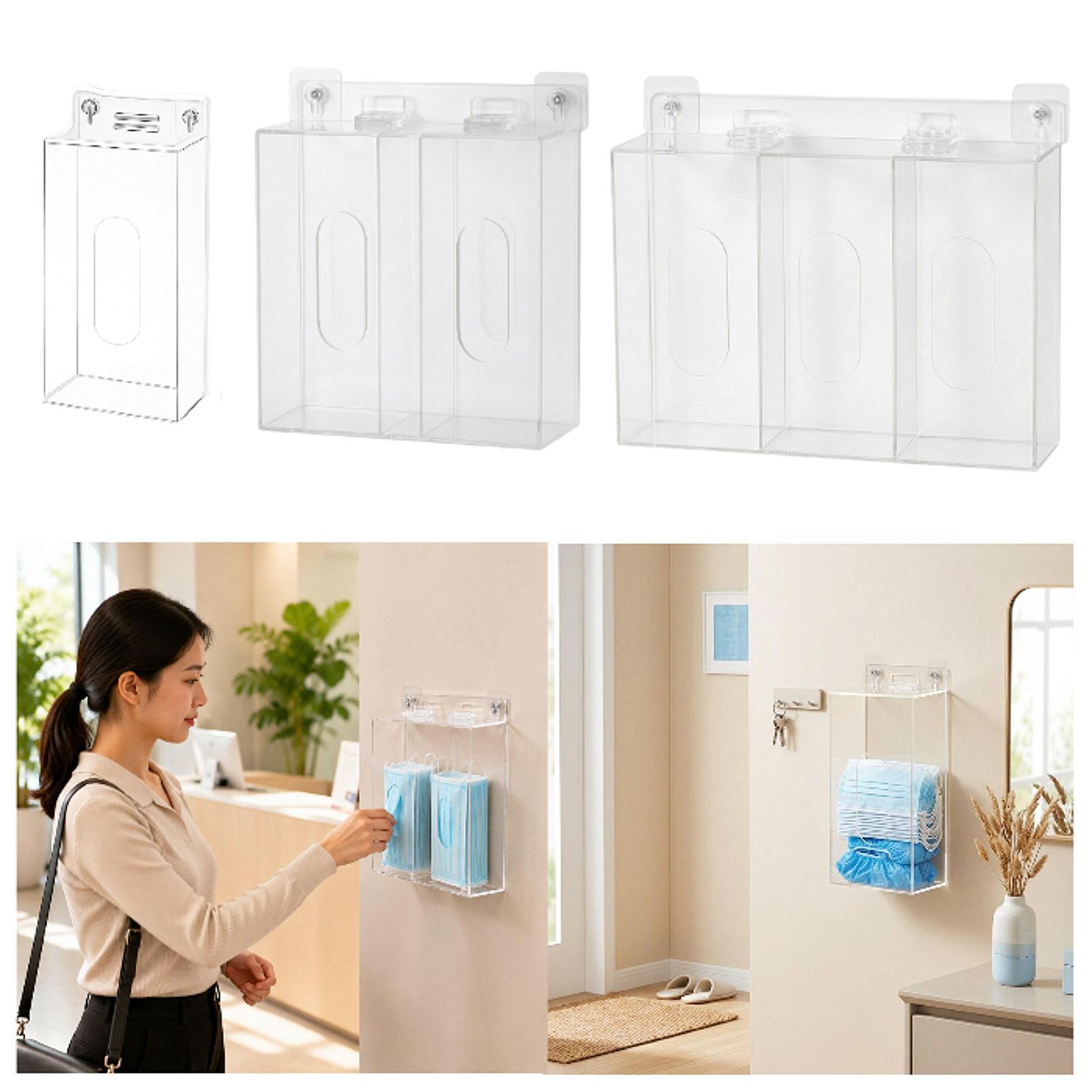 Space Saving Acrylic Glove Box - Face Mask Storage Box recension och pris
