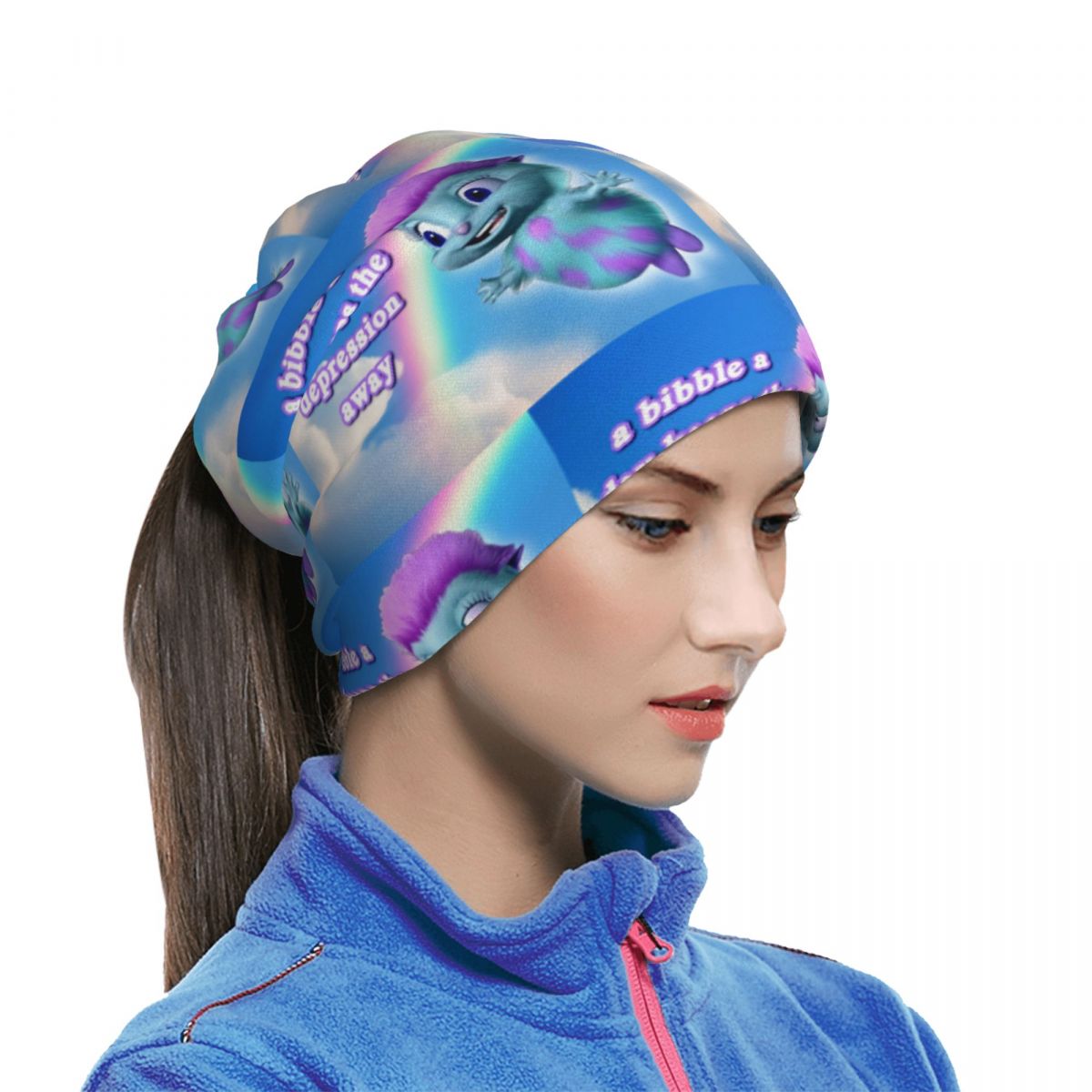 A Bibble A Days Keeps The Depr - Neck Gaiter Face Cover recension och pris