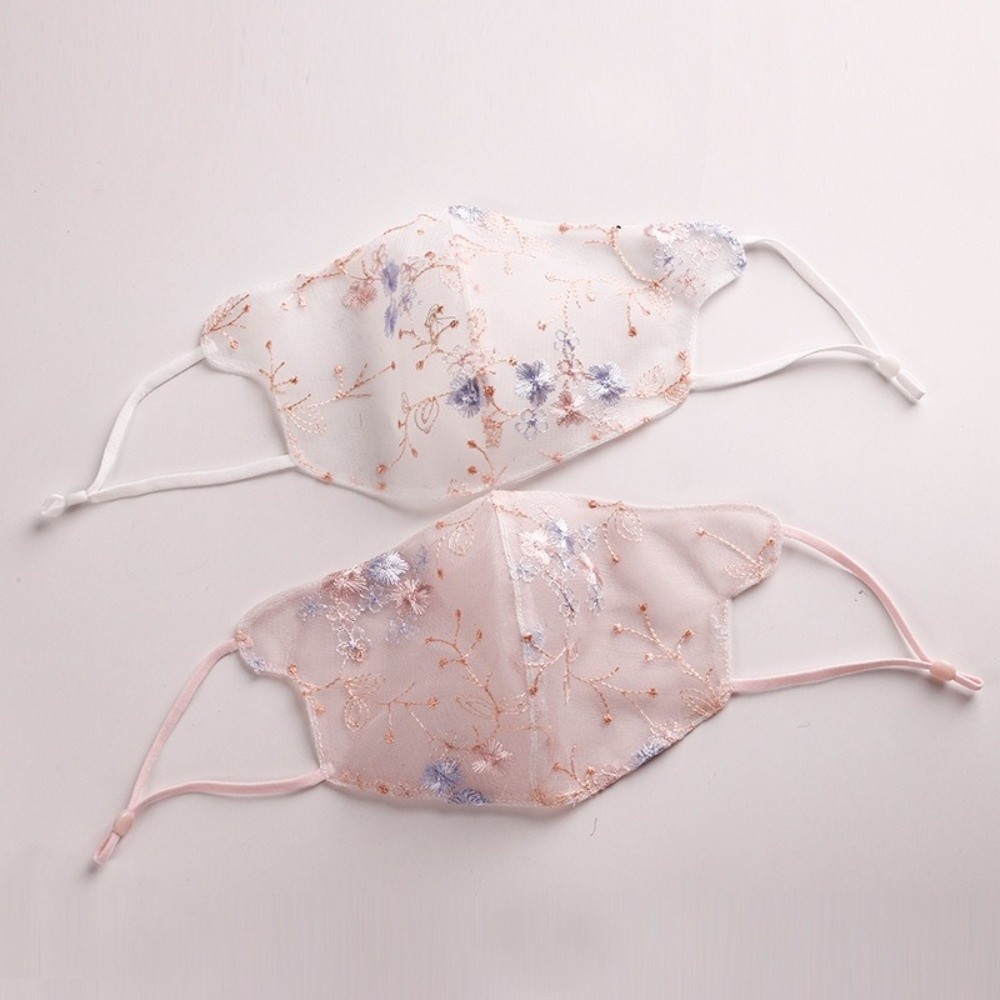 Classical Embroider Flower Vei - Cloth Face Mask Washable recension och pris